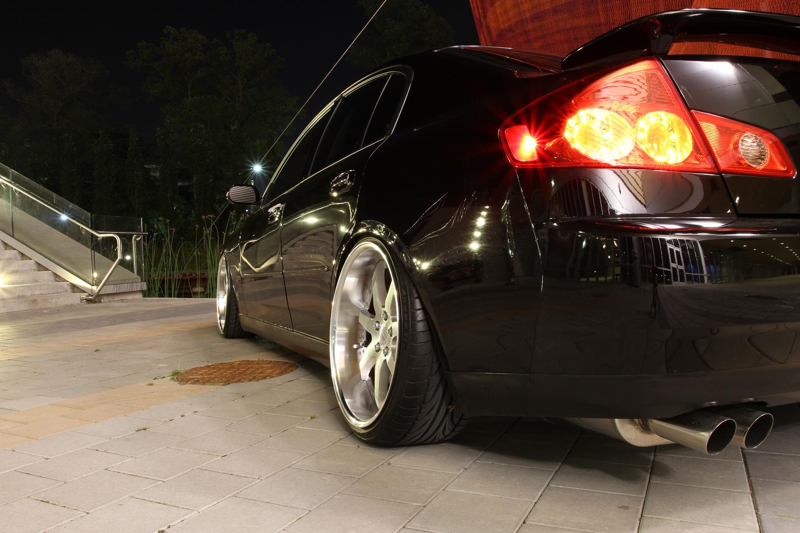 photo 3 Infiniti G35 custom wheels work wheels gnosis gs3 20x9.5, ET +14, tire size 255/30 R20. 20x10.5 ET+20 