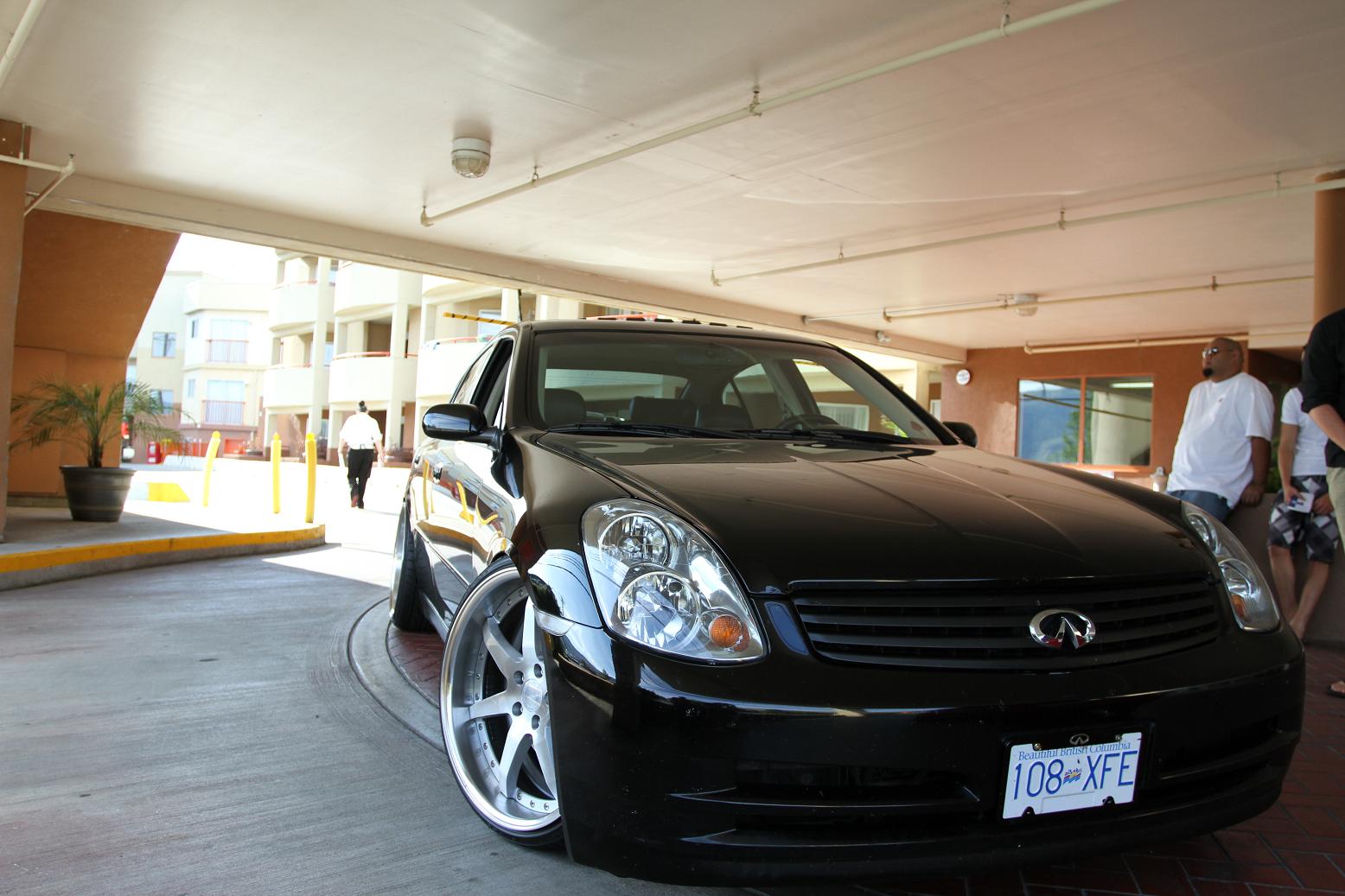 photo 4 Infiniti G35 custom wheels work wheels gnosis gs3 20x9.5, ET +14, tire size 255/30 R20. 20x10.5 ET+20 