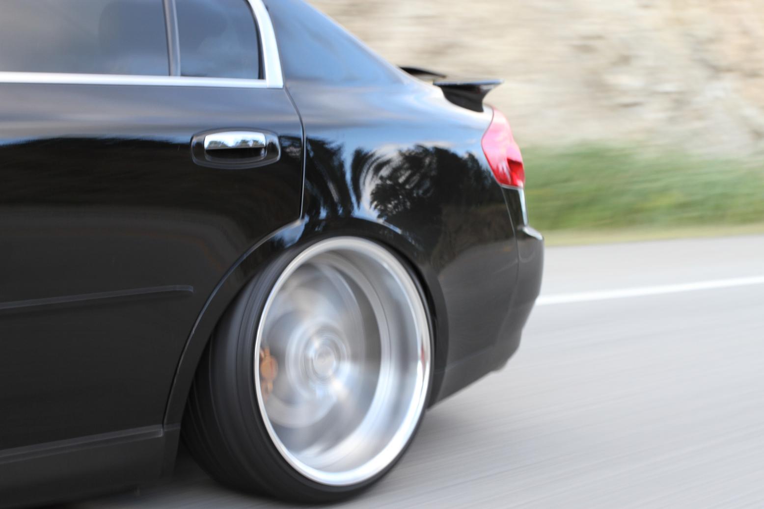 photo 5 Infiniti G35 custom wheels work wheels gnosis gs3 20x9.5, ET +14, tire size 255/30 R20. 20x10.5 ET+20 
