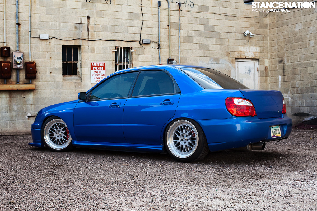 photo 2 Subaru Impreza WRX custom wheels Linea Corse Lemans Lemans 18x9.5, ET +30, tire size 225/40 R18. x ET 