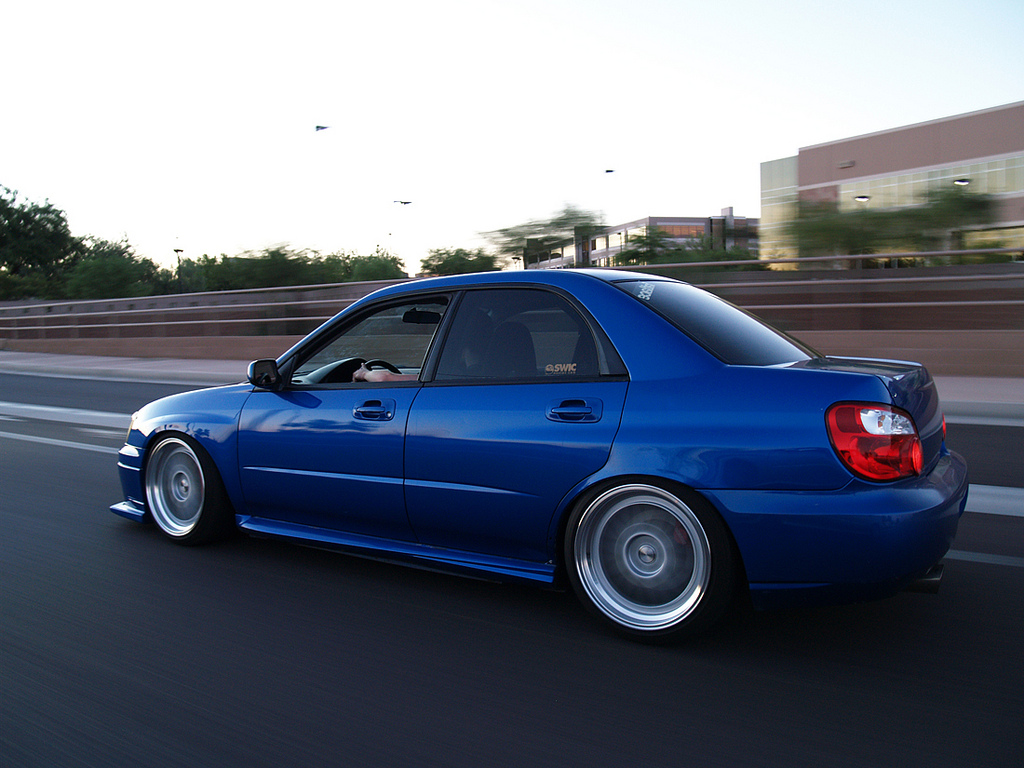 photo 6 Subaru Impreza WRX custom wheels Linea Corse Lemans Lemans 18x9.5, ET +30, tire size 225/40 R18. x ET 