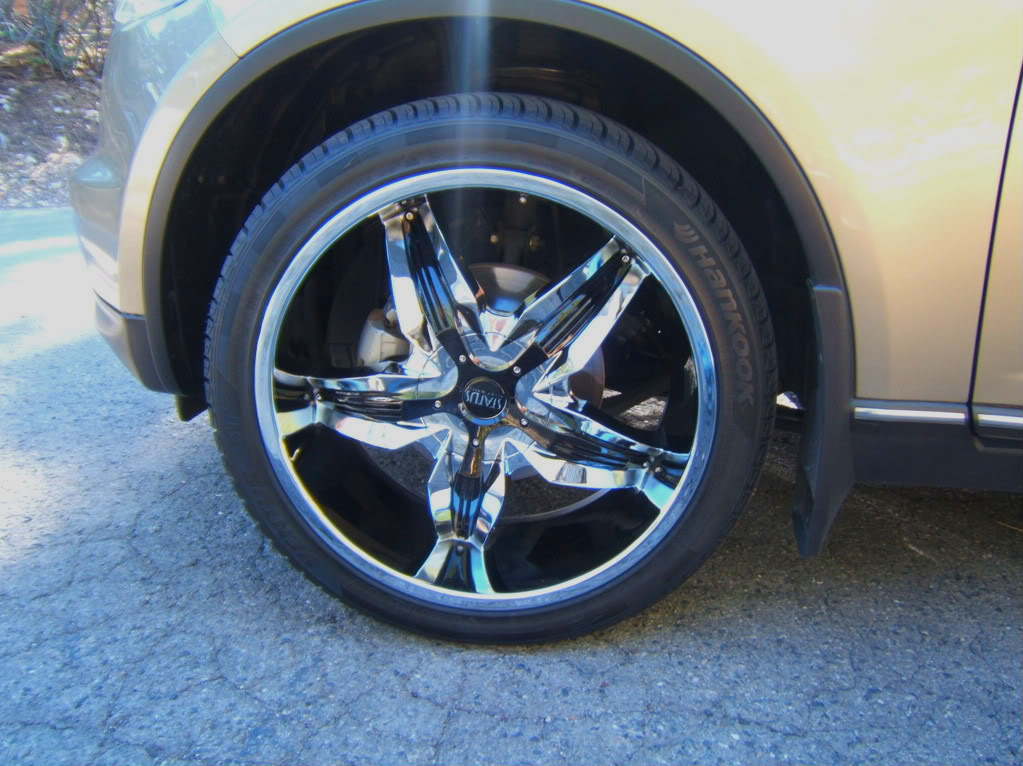 photo 1 Infiniti FX35 custom wheels STATUS  22x9.0, ET +15, tire size 265/40 R22. x ET 