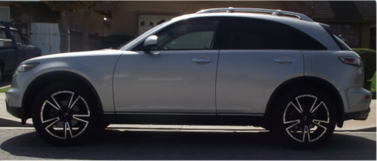 photo 2 Infiniti FX35 custom wheels Gianelle Venezia 20x, ET , tire size 265/50 R20. x ET 