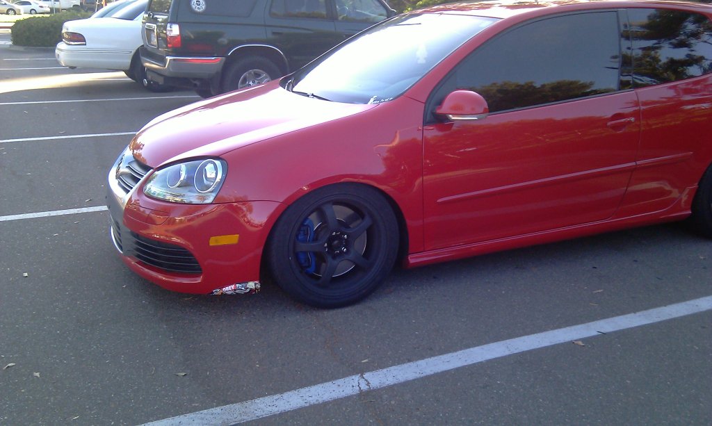 photo 1 Volkswagen  R32 custom wheels Flik FTD 17x8.0, ET +45, tire size 225/45 R17. x ET 