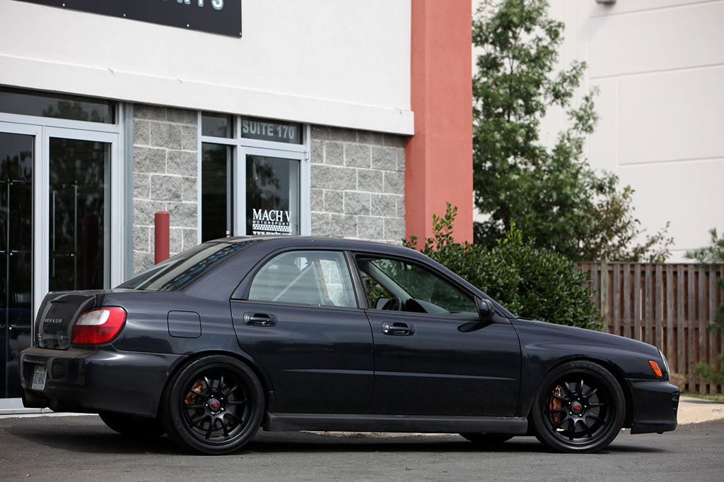 photo 2 Subaru Impreza custom wheels Rota D-Force 18x9.5, ET +40, tire size 265/35 R18. x ET 