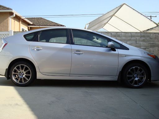 photo 3 Toyota Prius custom wheels Volk Racing Rays Super Eco 17x7.0, ET +50, tire size 215/45 R17. x ET 
