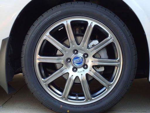 photo 1 Toyota Prius custom wheels Volk Racing Rays Super Eco 17x7.0, ET +50, tire size 215/45 R17. x ET 