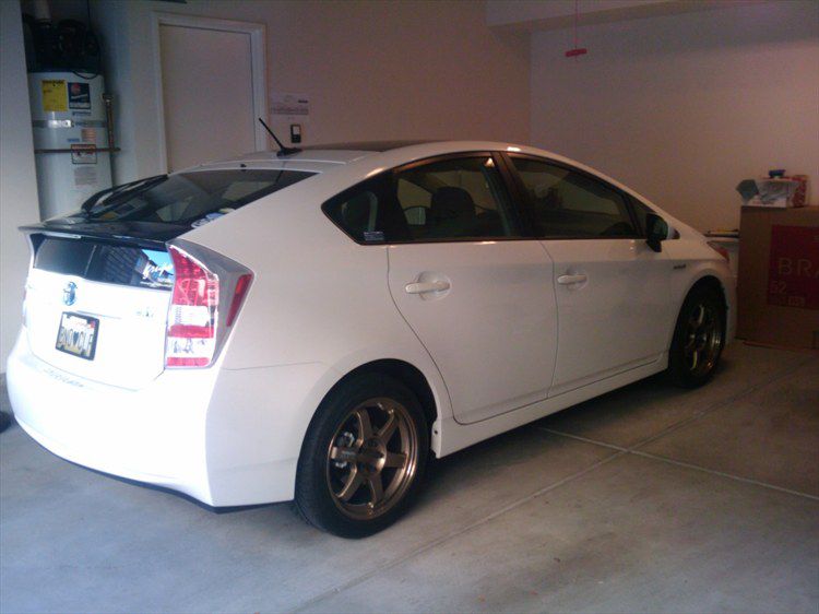 photo 4 Toyota Prius custom wheels Volk TE37 17x7.5, ET +48, tire size 225/45 R17. x ET 