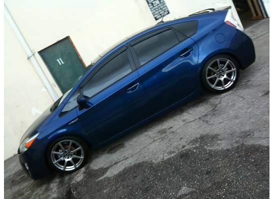 photo 1 Toyota Prius custom wheels Blitz Profile BRW 18x8.0, ET +45, tire size X R18. x ET