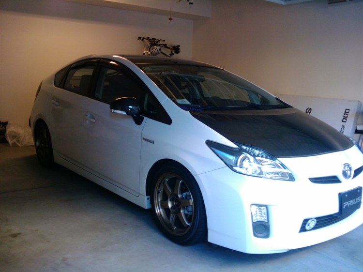 photo 1 Toyota Prius custom wheels Work Emotion CR Kai 18x7.5, ET +48, tire size X R18. x ET
