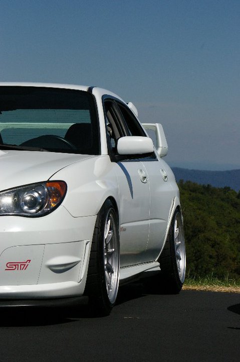 photo 4 Subaru Impreza WRX STi custom wheels Enkei NT03+M 18x9.5, ET +22, tire size 235/40 R18. x ET 