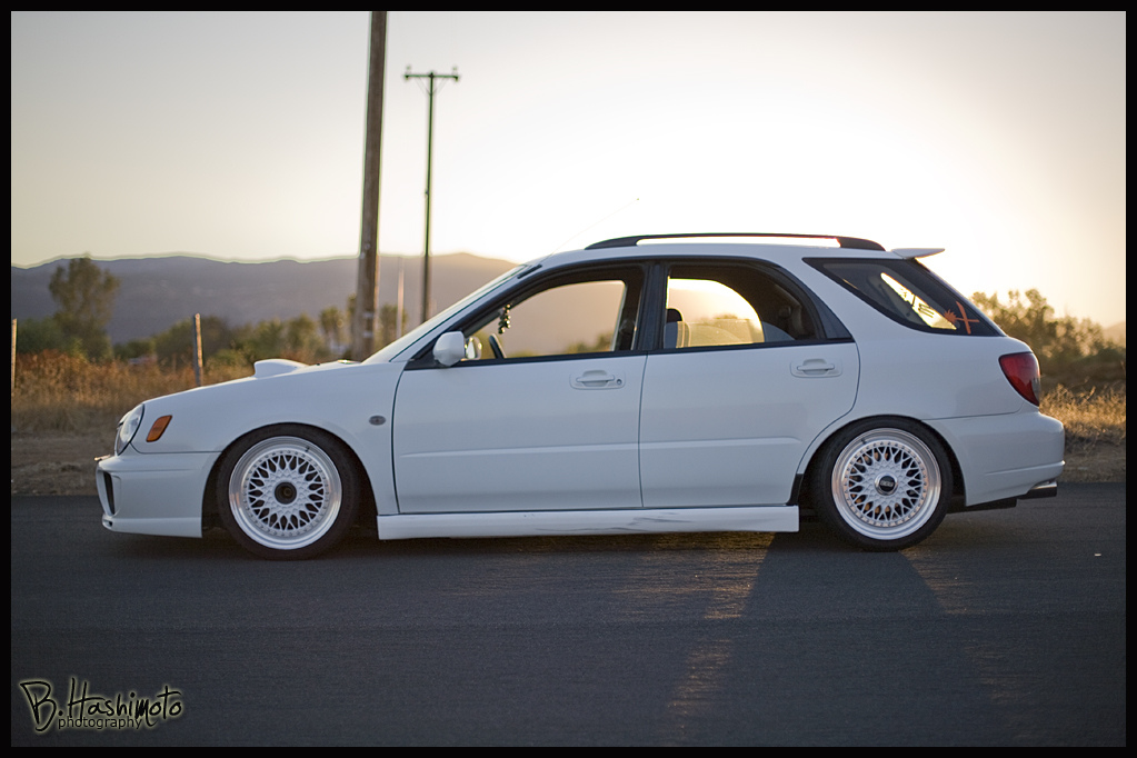 photo 12 Subaru Impreza WRX custom wheels BBS RS 316 17x8.5, ET +31, tire size 215/40 R17. x ET 