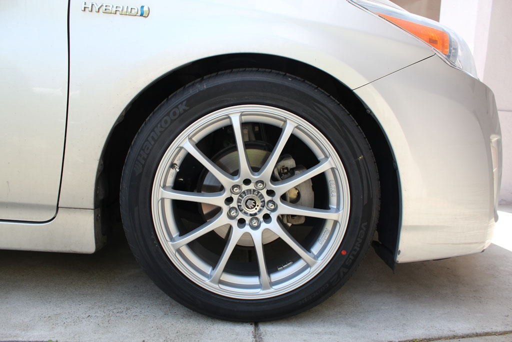 photo 1 Toyota Prius custom wheels Konig Feather 17x7.5, ET +45, tire size 215/50 R17. x ET 