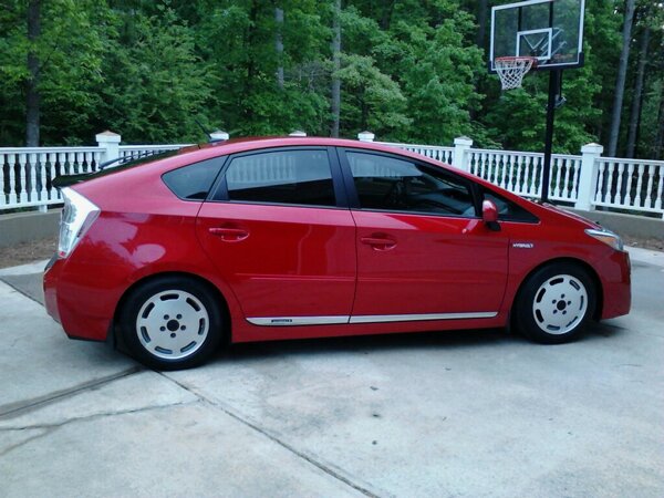 photo 1 Toyota Prius custom wheels OEM Porsche 928 16x7.0, ET +40, tire size 205/55 R16. x ET 