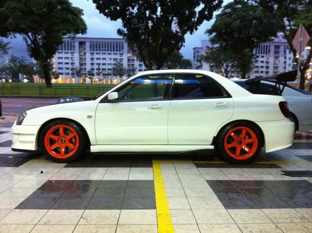 photo 2 Subaru Impreza custom wheels Rota Grid 17x9.0, ET +35, tire size 235/45 R17. x ET 