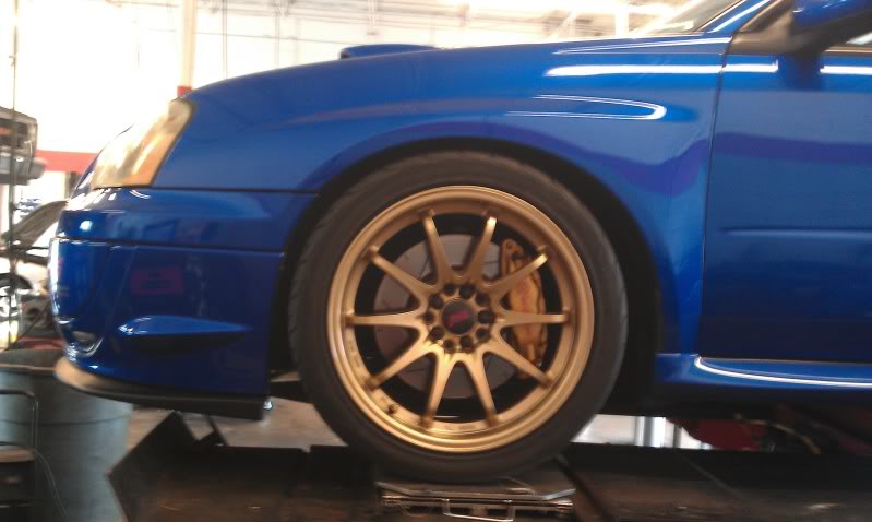 photo 1 Subaru Impreza custom wheels Rota DPT 18x9.5, ET +44, tire size 275/35 R18. x ET 