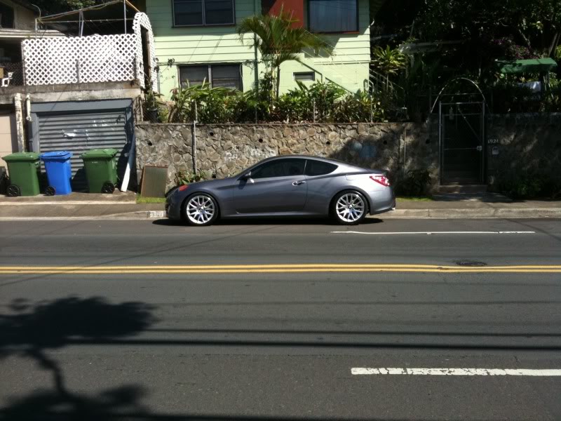 photo 4 Hyundai Genesis Coupe custom wheels Miro Type 111 19x8.5, ET +15, tire size 245/35 R19. 19x9.5 ET+20 275/35 R19