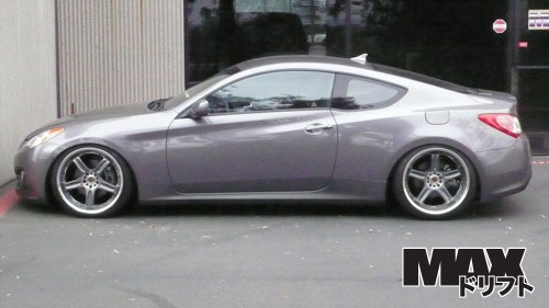 photo 1 Hyundai Genesis Coupe custom wheels Rays Engineering Volk Racing GT-C 20x9.5, ET +16, tire size 225/35 R20. 20x10.5 ET+22 255/35 R20