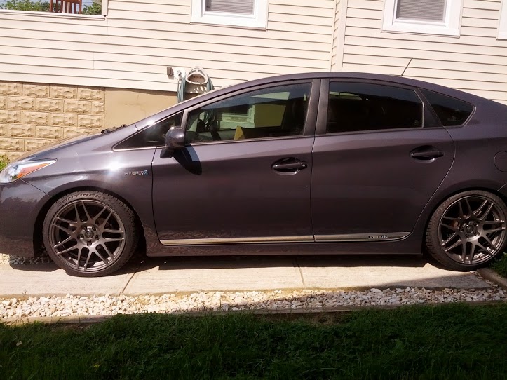 photo 2 Toyota Prius custom wheels Forgestar F14 18x8.5, ET +48, tire size 215/40 R18. x ET 
