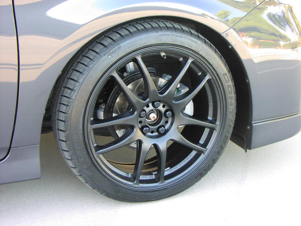 photo 3 Toyota Prius custom wheels Work Emotion CR Ultimate 18x7.5, ET +47, tire size 215/40 R18. 18x7.5 ET+38