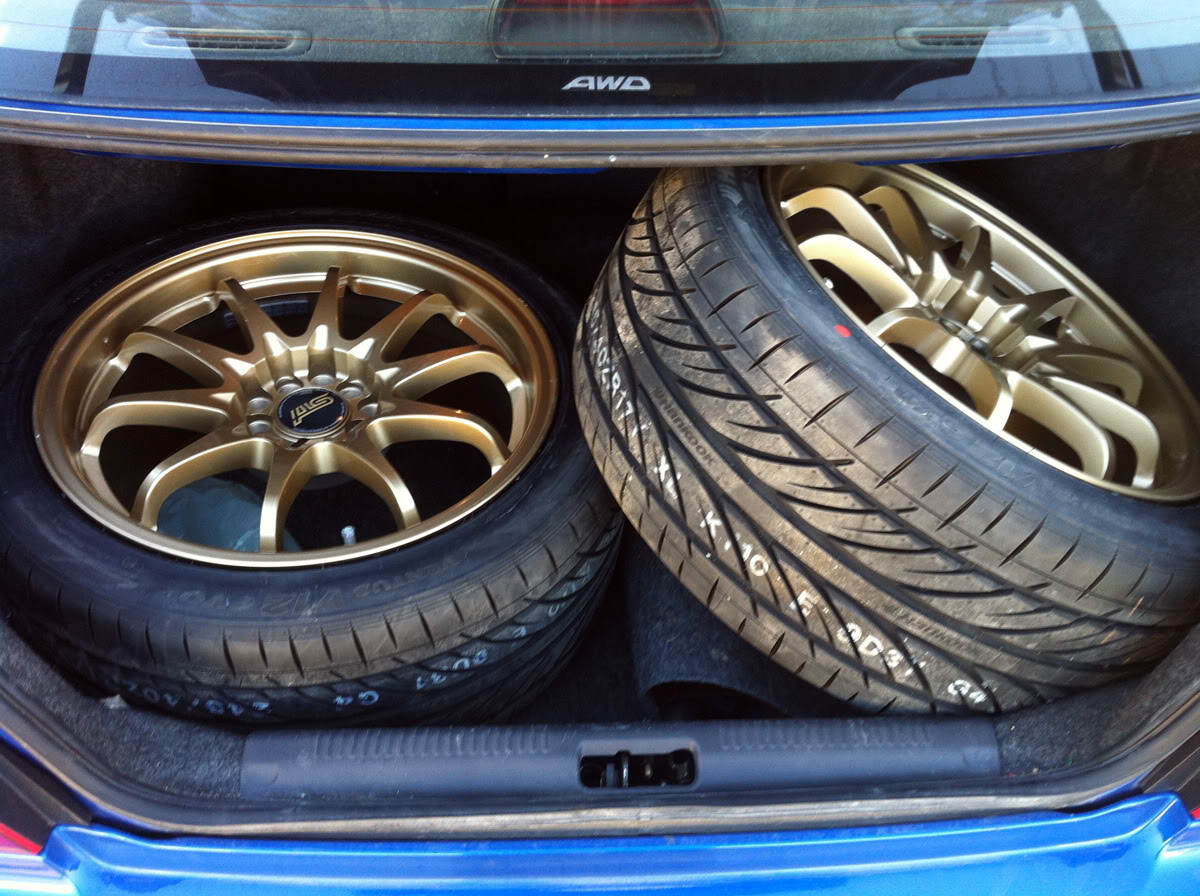 photo 2 Subaru Impreza custom wheels Rota DPT 17x9.0, ET +42, tire size 245/40 R17. x ET 