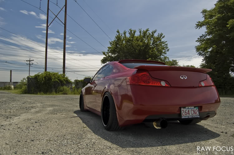 photo 11 Infiniti G35 custom wheels Work VS-XX 19x9.5, ET +2, tire size 225/35 R19. 19x11.0 ET0 265/35 R19