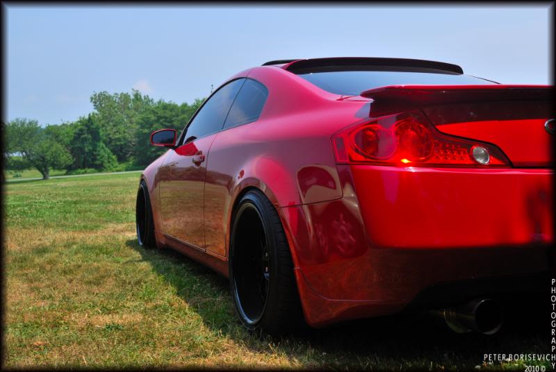 photo 19 Infiniti G35 custom wheels Work VS-XX 19x9.5, ET +2, tire size 225/35 R19. 19x11.0 ET0 265/35 R19