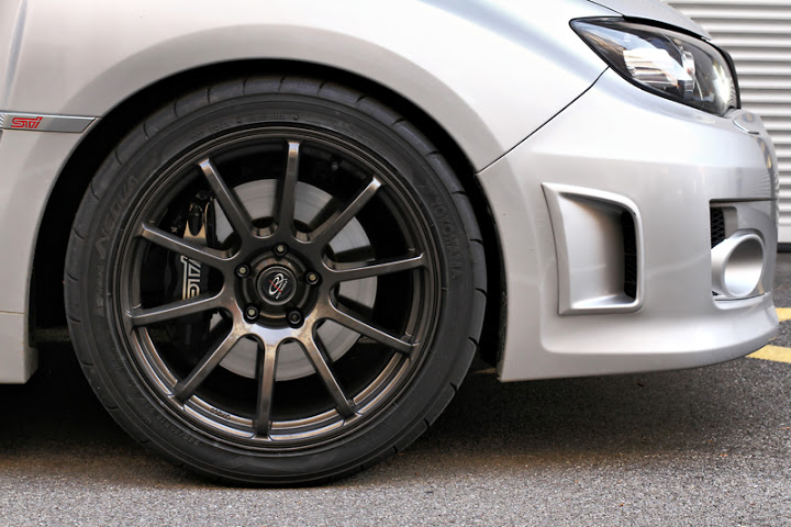 photo 1 Subaru Impreza custom wheels Rota G-Force 18x9.0, ET +35, tire size 245/40 R18. x ET 