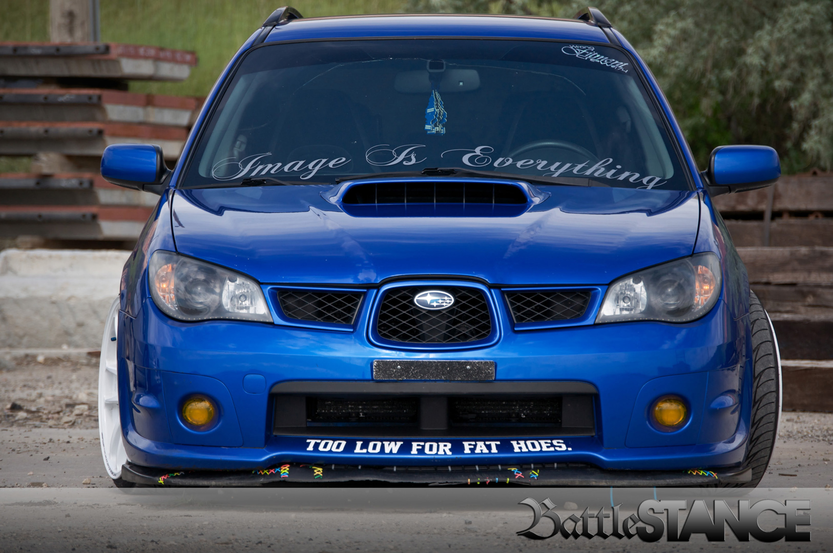 photo 2 Subaru Impreza WRX custom wheels Work Emotion CR-Kai 18x9.5, ET +38, tire size 215/35 R18. x ET 