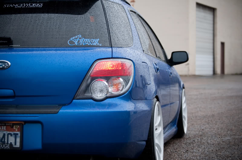 photo 3 Subaru Impreza WRX custom wheels Work Emotion CR-Kai 18x9.5, ET +38, tire size 215/35 R18. x ET 