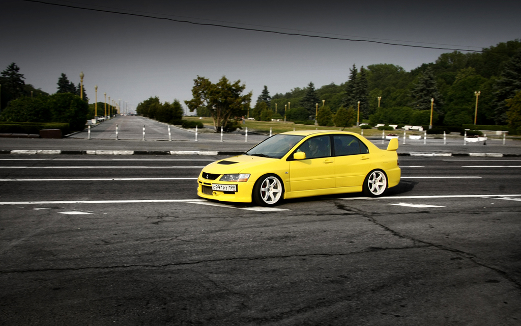 photo 4 Mitsubishi Lancer Evolution custom wheels Rays Engineering Volk Racing TE37 18x9.5, ET +22, tire size 225/40 R18. x ET