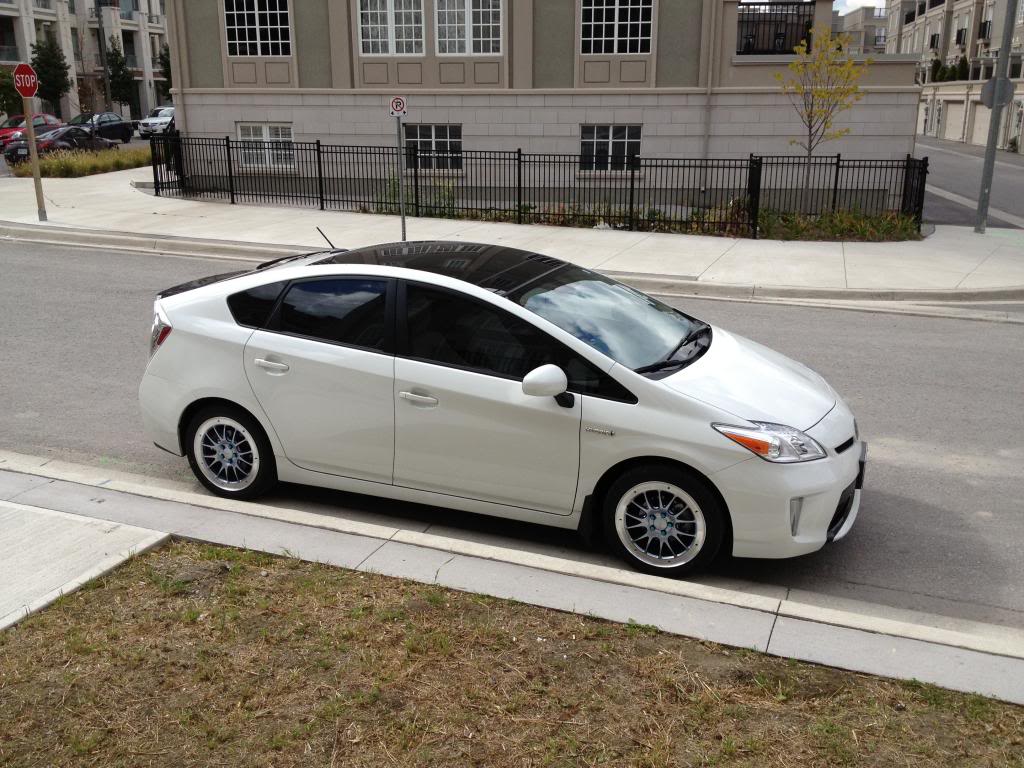 photo 1 Toyota Prius custom wheels Rays Aecros 17x7.0, ET +50, tire size X R17. x ET 