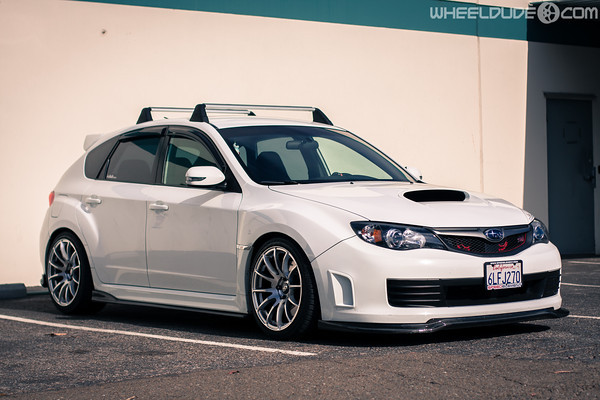 photo 2 Subaru Impreza WRX custom wheels Rota PWR 18x9.5, ET , tire size X R18. x ET 