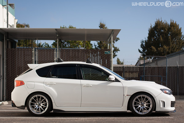 photo 5 Subaru Impreza WRX custom wheels Rota PWR 18x9.5, ET , tire size X R18. x ET 