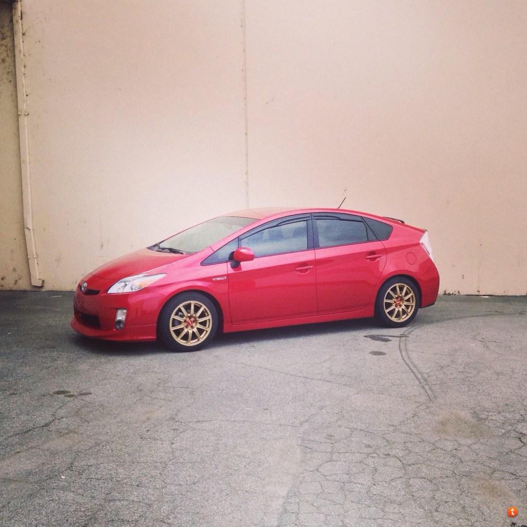 photo 3 Toyota Prius custom wheels OEM Subaru STi 04 17x7.5, ET +53, tire size X R17. x ET