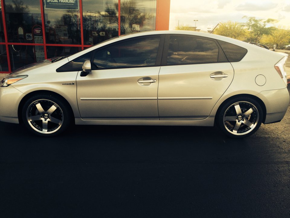 photo 1 Toyota Prius custom wheels Ace Alloy 18x7.5, ET +35, tire size 225/40 R18. x ET