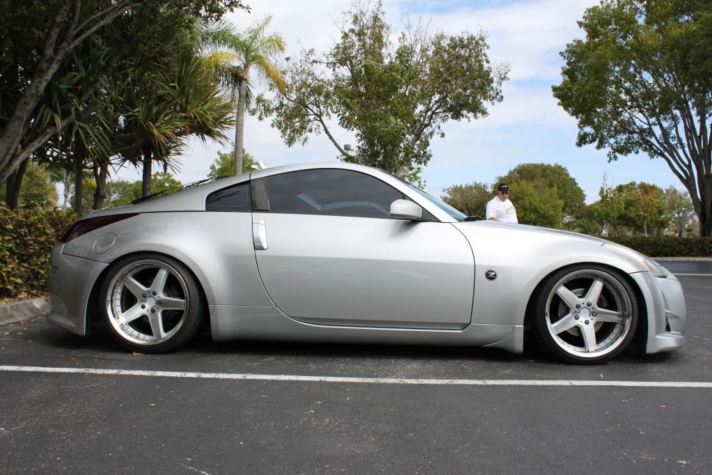 photo 9 Nissan 350Z custom wheels Rays Engineering Lexion X503 19x10.0, ET +5, tire size 235/35 R19. 19x10.0 ET-5 245/35 R19