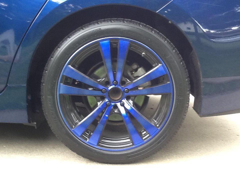 photo 1 Toyota Prius custom wheels 17x, ET , tire size 215/45 R17. x ET