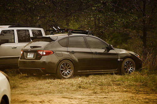 photo 1 Subaru Impreza WRX custom wheels Rota DPT 18x9.5, ET +35, tire size X R18. x ET 