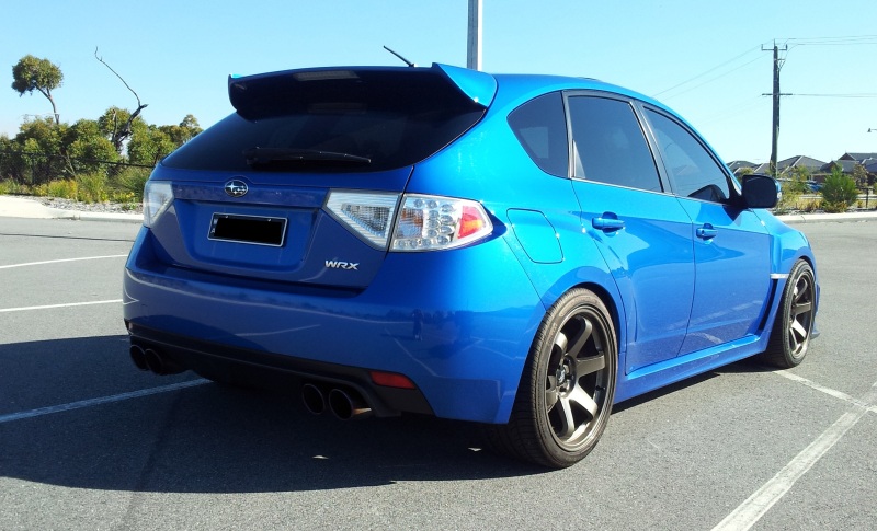 photo 1 Subaru Impreza WRX custom wheels Rota Grid 18x9.5, ET +38, tire size 255/35 R18. x ET 