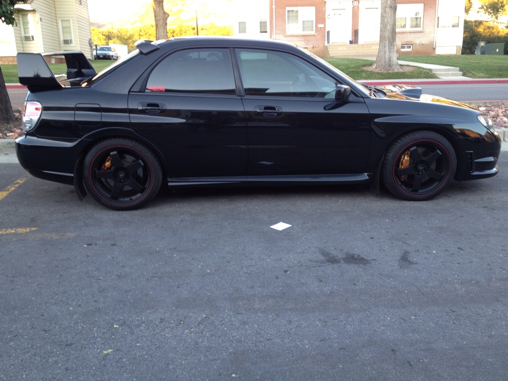 photo 1 Subaru Impreza custom wheels Rota P45F 18x8.0, ET +48, tire size X R18. x ET 