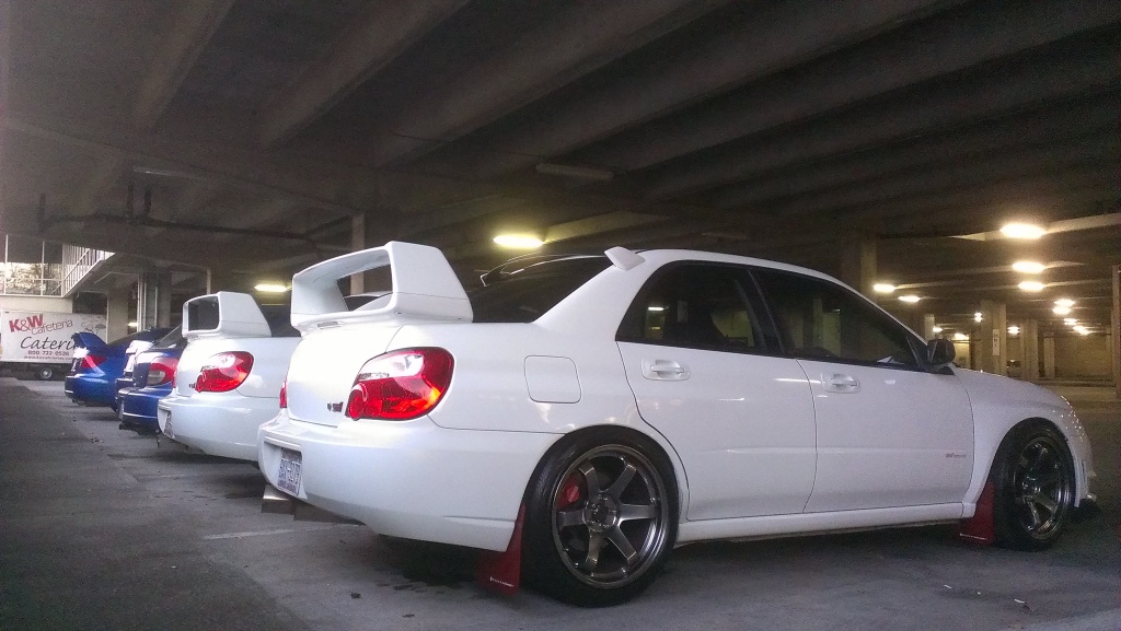 photo 2 Subaru Impreza custom wheels Rota Grid 18x9.5, ET +38, tire size 265/35 R18. x ET 