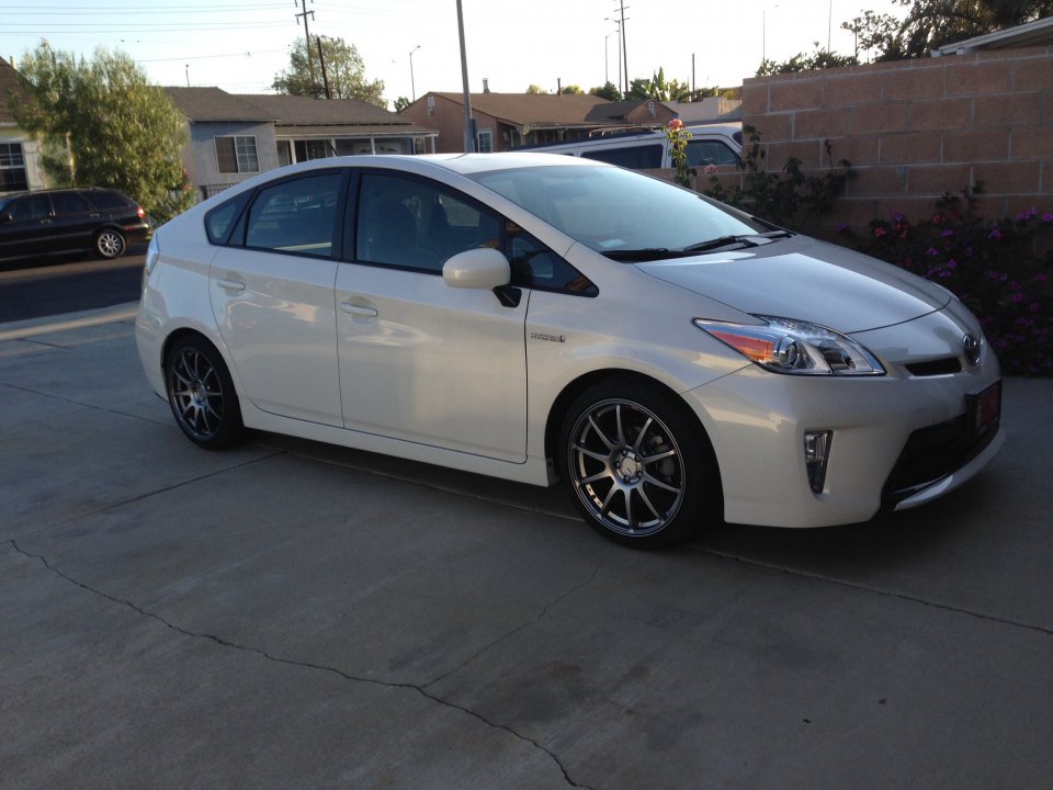 photo 1 Toyota Prius custom wheels SSR GTV02 18x8.5, ET +44, tire size X R18. x ET 