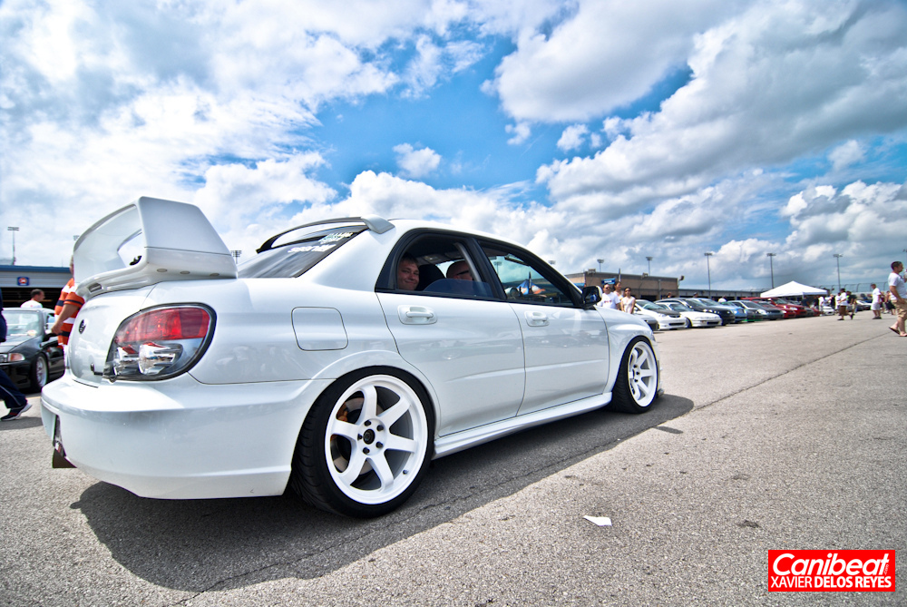 photo 2 Subaru Impreza WRX STi custom wheels Rota Grid 18x9.5, ET +30, tire size 255/35 R18. x ET
