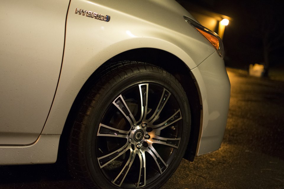 photo 1 Toyota Prius custom wheels   17x7.5, ET +45, tire size 245/45 R17. x ET 