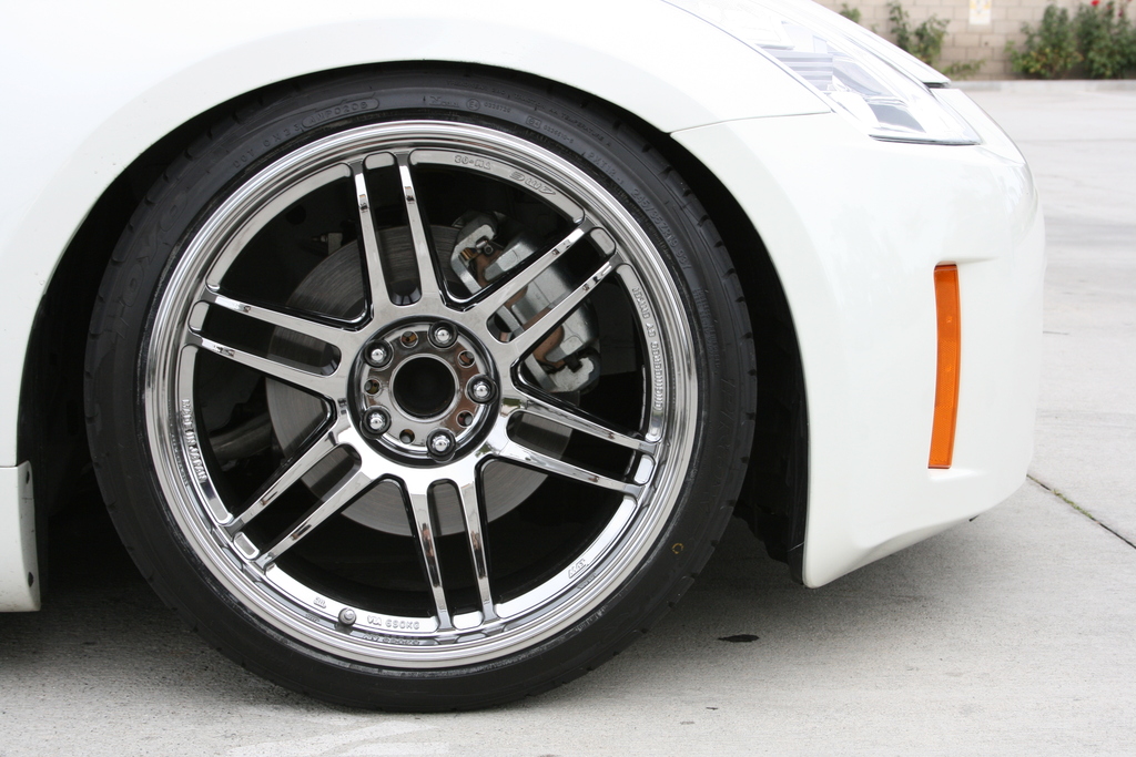photo 9 Nissan 350Z custom wheels AME TM-02 19x9.5, ET +12, tire size 245/35 R19. 19x10.5 ET+2 275/35 R19