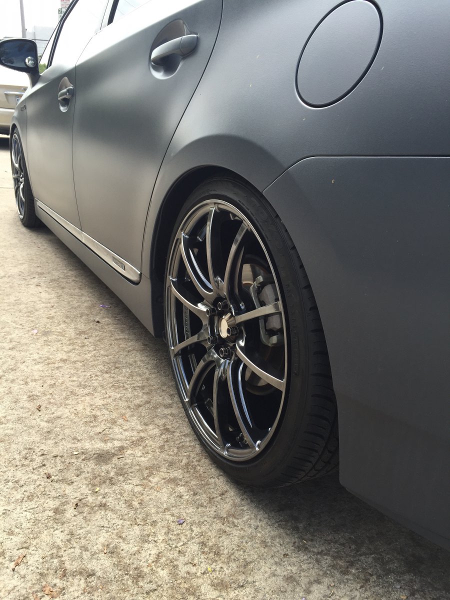 photo 2 Toyota Prius custom wheels WedsSport SA-55M 19x8.0, ET , tire size X R19. x ET 