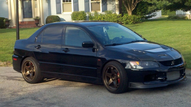 photo 3 Mitsubishi Lancer Evolution custom wheels Rota P-45R 18x9.5, ET +20, tire size 245/40 R18. x ET 