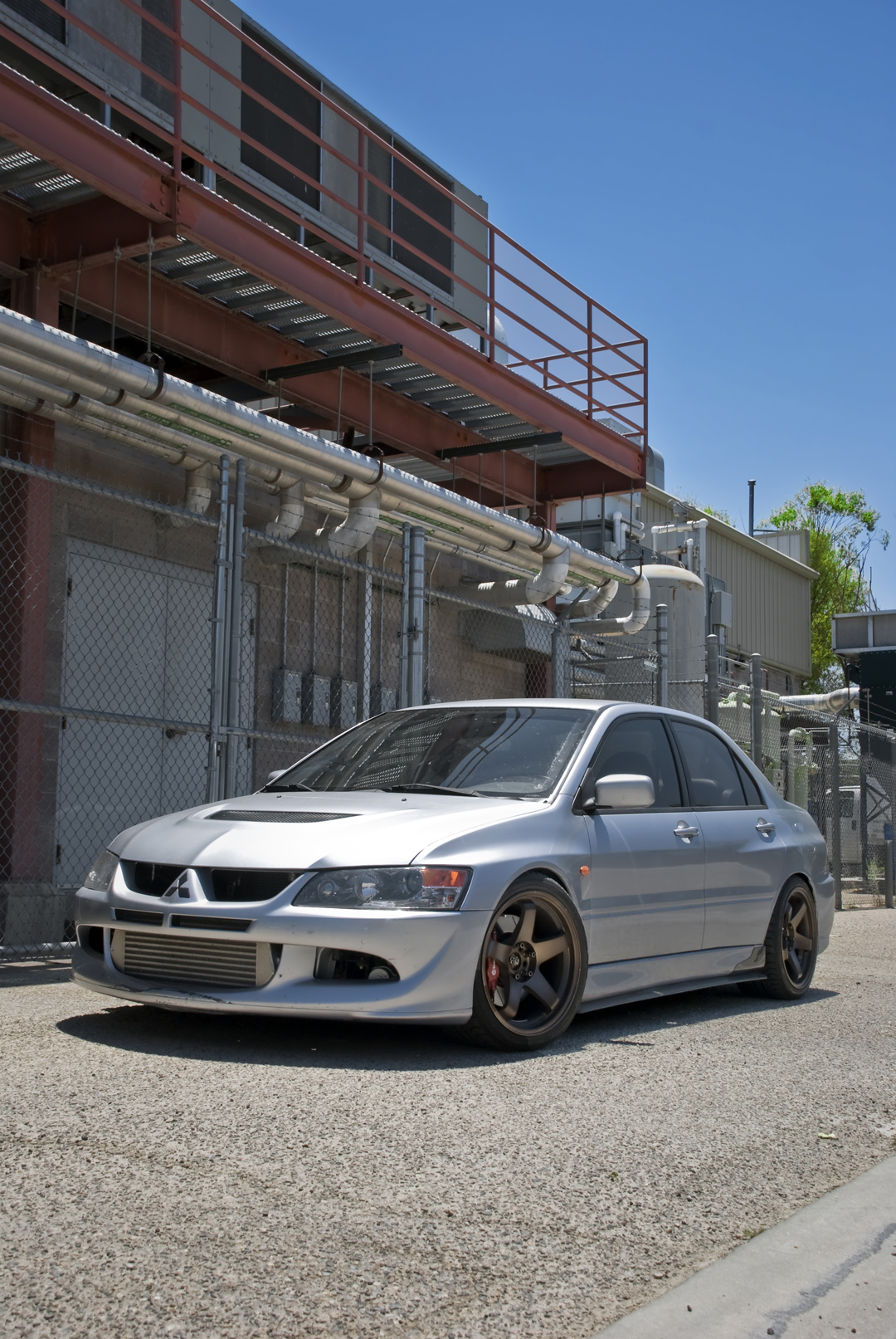photo 3 Mitsubishi Lancer Evolution custom wheels Rota P-45R 18x9.5, ET +22, tire size 255/35 R18. 18x9.5 ET+30 