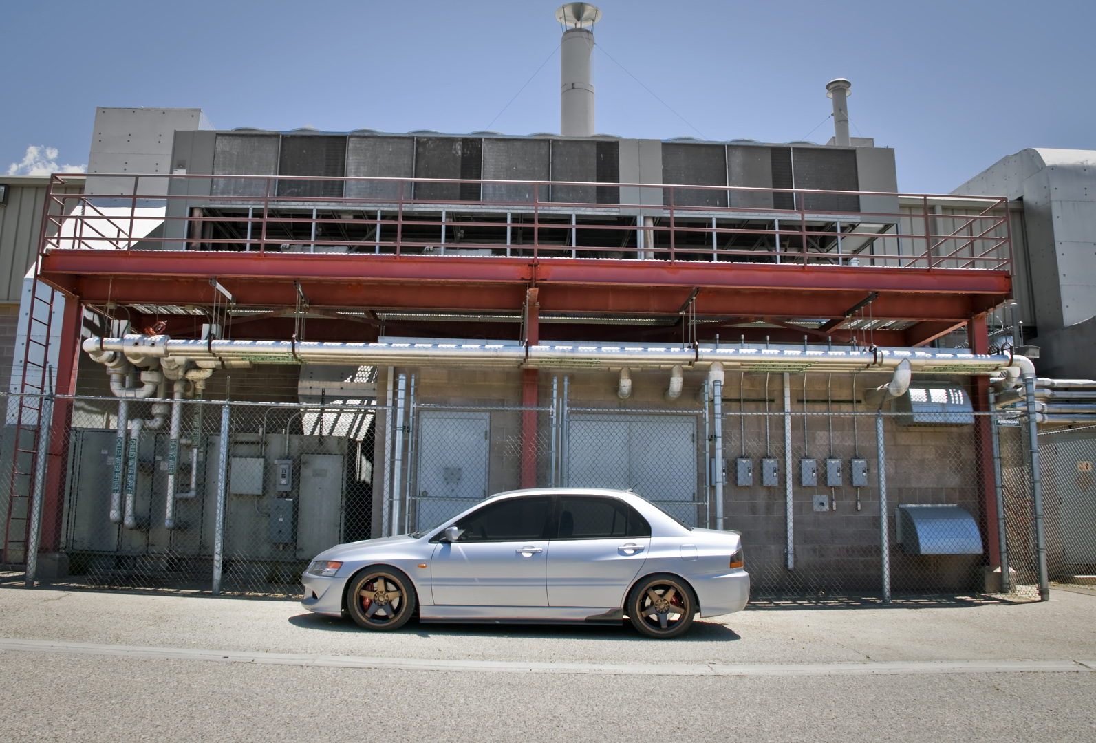 photo 5 Mitsubishi Lancer Evolution custom wheels Rota P-45R 18x9.5, ET +22, tire size 255/35 R18. 18x9.5 ET+30 